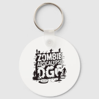 Zombie Apocalypse Dgc Rolig Discgolf Zombieälskare Nyckelring