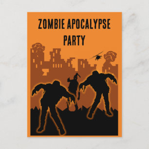 Zombie Apocalypse Fest Inbjudan Vykort