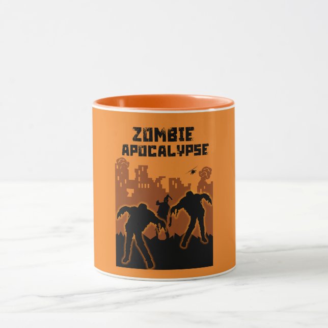 Zombie Apocalypse Gifts Mugg (Center)