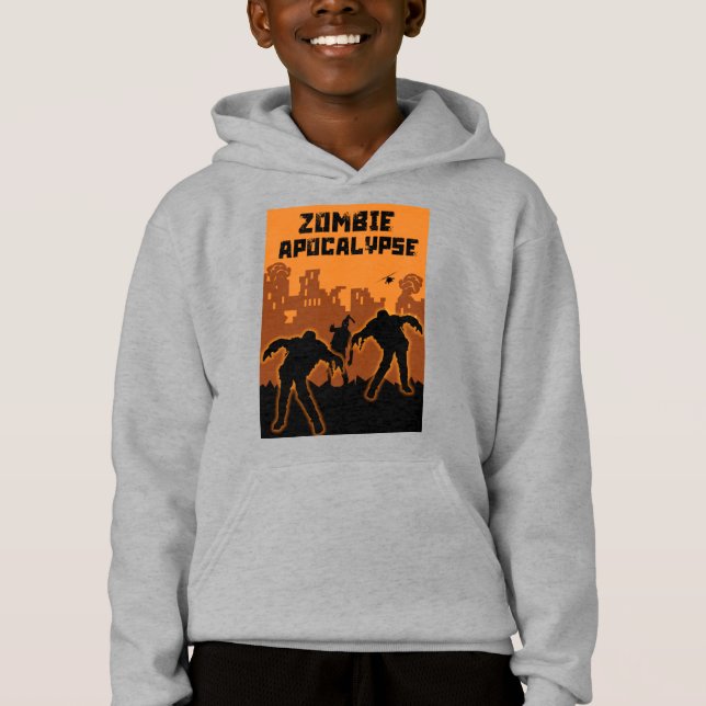 Zombie Apocalypse Gifts T Shirt (Framsida)