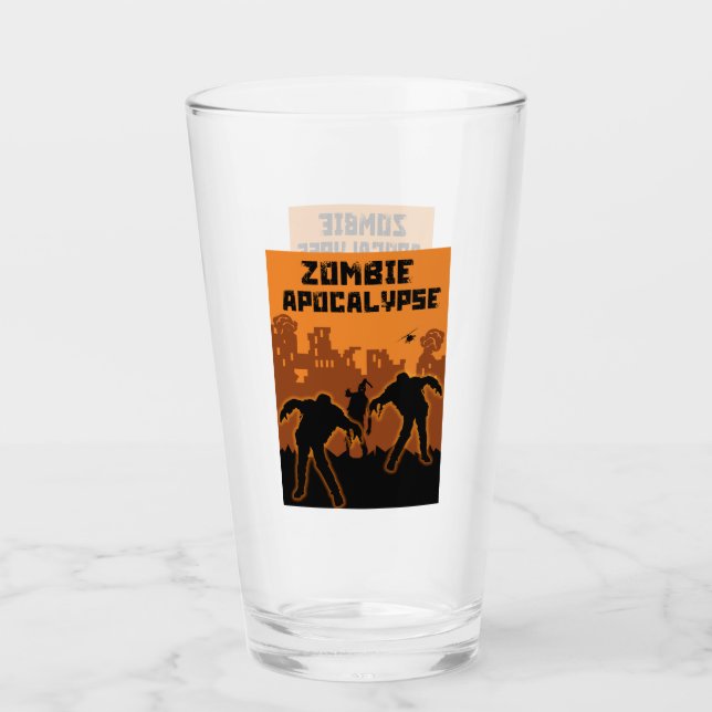Zombie Apocalypse Glaskopp (Framsida)