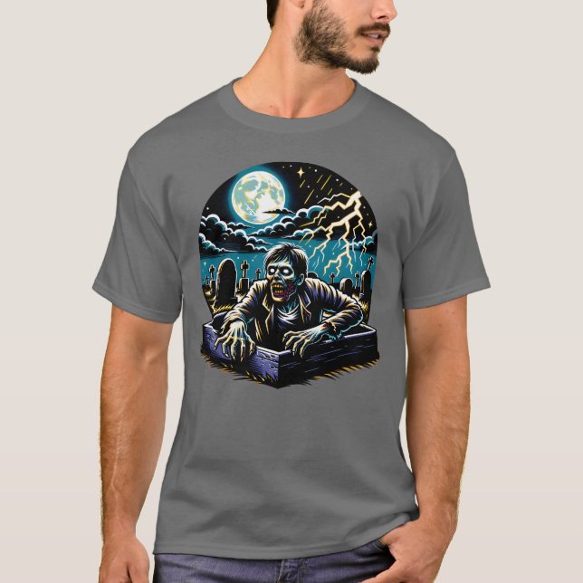 Zombie Apocalypse Halloween Happy halloween-pojke T Shirt (Framsida)