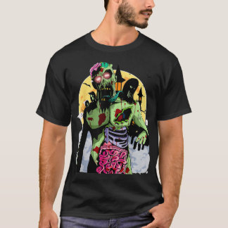 Zombie Apocalypse Happy Halloween Costume  T Shirt