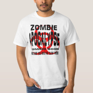 Zombie Apocalypse har långsamma vänner med tjock Tee Shirt