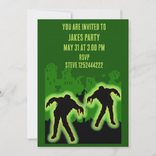 Zombie Apocalypse Kids Inbjudningar