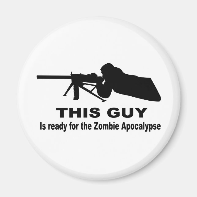 Zombie Apocalypse Magnet (Framsidan)