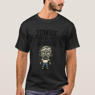 Zombie Apocalypse Överlevare Roligt Skräck Hallowe T Shirt