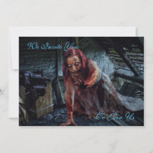 Zombie Apocalypse Party-inbjudan