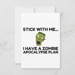 Zombie Apocalypse Plan Tack Kort
