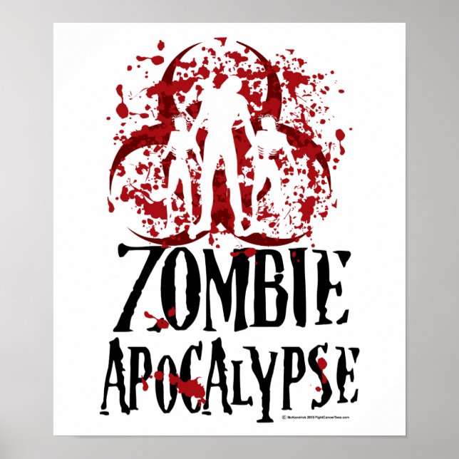 Zombie Apocalypse Poster (Framsidan)