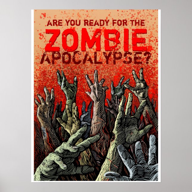 Zombie Apocalypse poster (Framsidan)