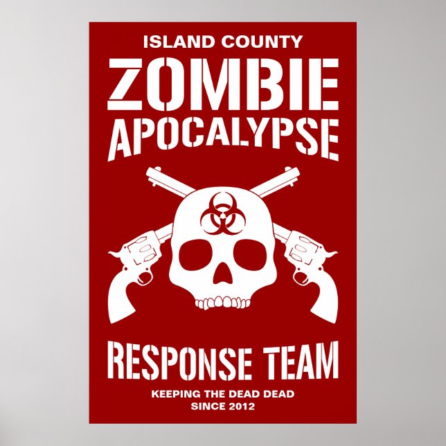 Zombie Apocalypse Poster (Framsidan)