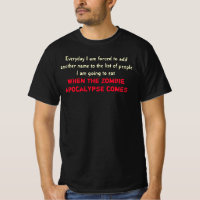 Zombie Apocalypse Quote Funny Mörk