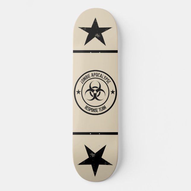 Zombie Apocalypse Response Team Mini Skateboard Bräda 18,5 Cm (Framsida)