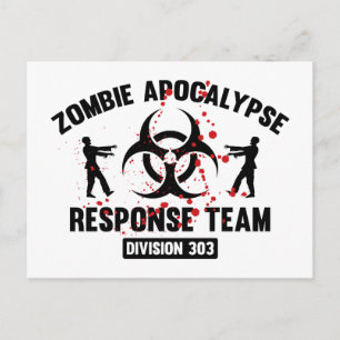 Zombie Apocalypse Response Team Vykort