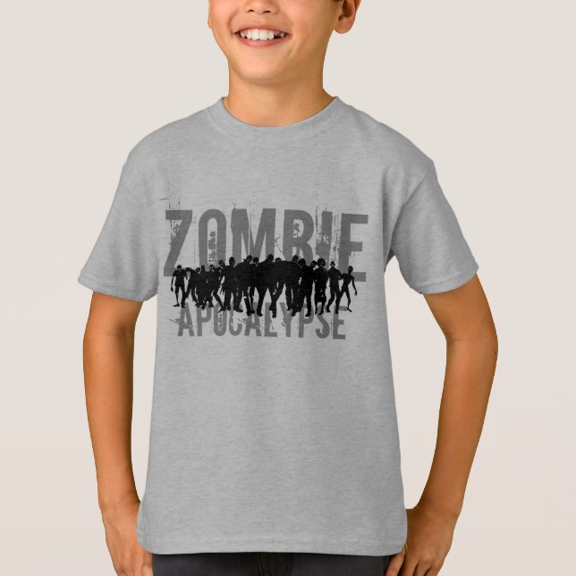 Zombie Apocalypse T Shirt (Framsida)