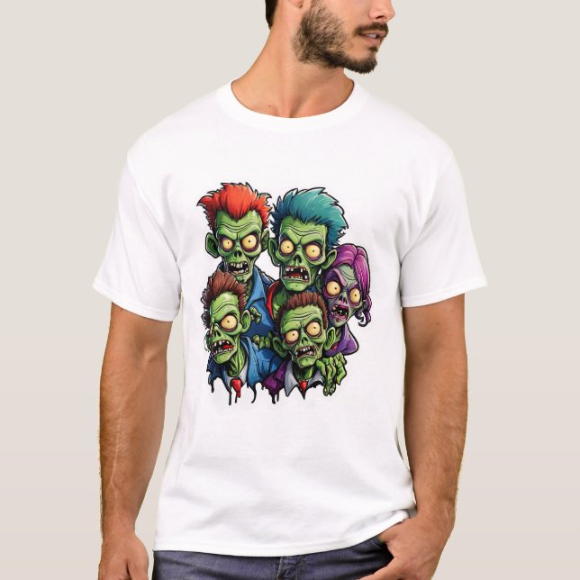 Zombie Apocalypse T Shirt (Framsida)