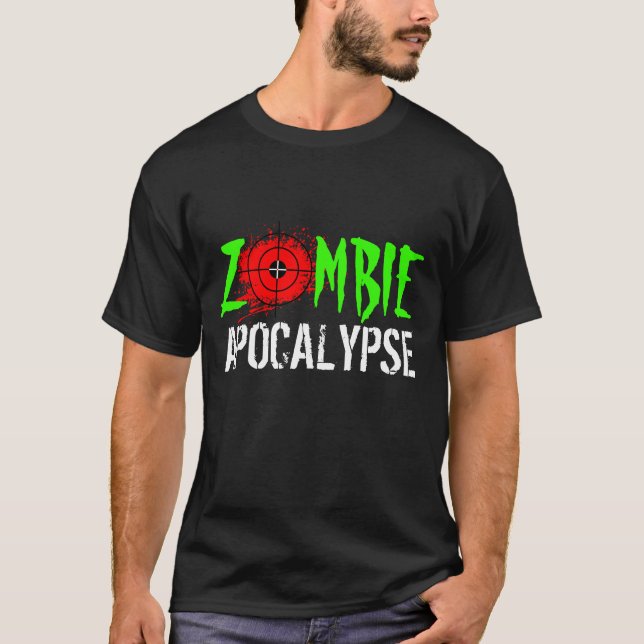 Zombie apocalypse t-shirt (Framsida)