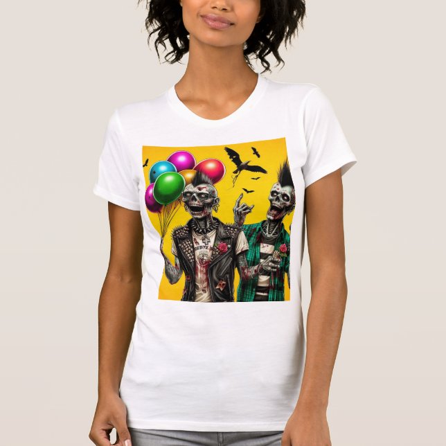 Zombie Apocalypse T Shirt (Framsida)