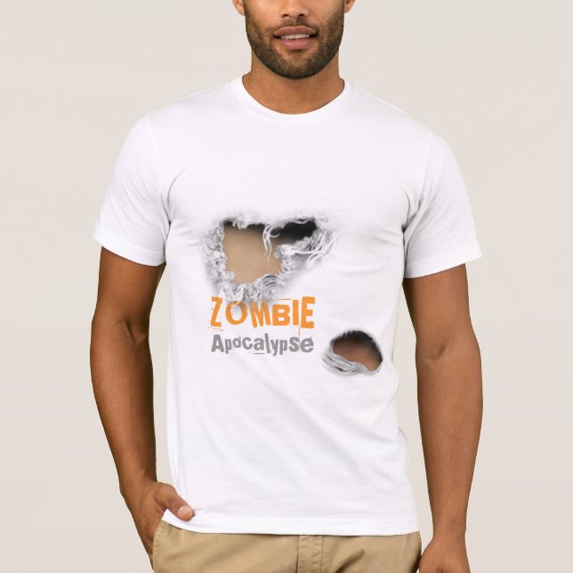Zombie Apocalypse T Shirt (Framsida)