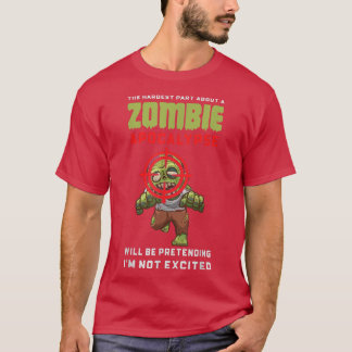 Zombie Apocalypse Zombies Funny Halloween 6921 T Shirt