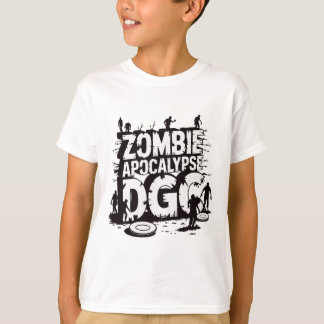 Zombie-apokalyps Dgc Rolig Discgolf Zombieälskare T Shirt