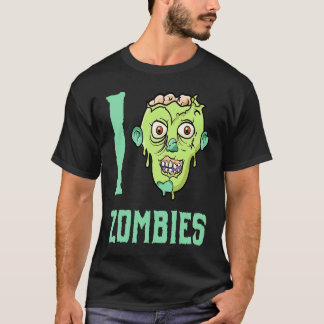 Zombie-apokalypsen Jag älskar zombies T Shirt
