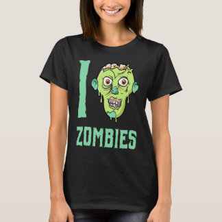 Zombie-apokalypsen Jag älskar zombies T Shirt