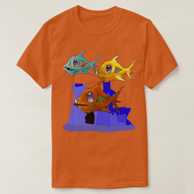 Zombie Aquarium T Shirt (Design framsida)