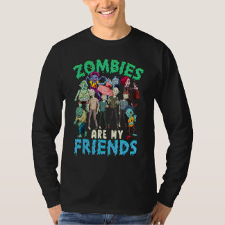 Zombie är min vän Halloween kostym barn pojkar  T Shirt