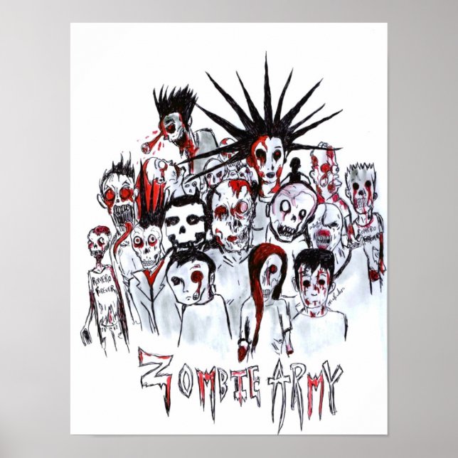 Zombie Army Poster (Framsidan)