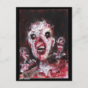 Zombie Art av Jack Larson Vykort