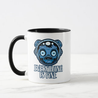 Zombie Astronaut är Bra Mugg
