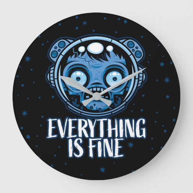 Zombie Astronaut är Bra Stor Klocka (Framsida)