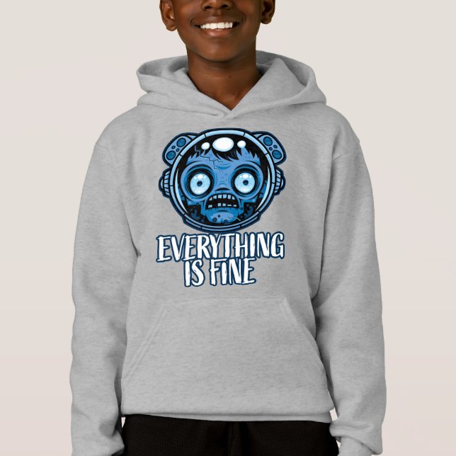 Zombie Astronaut är Bra T Shirt (Framsida)