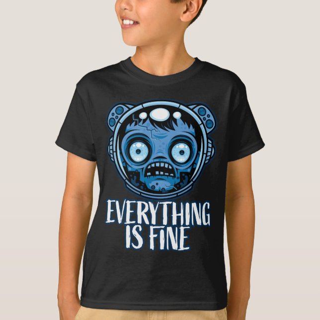 Zombie Astronaut är Bra T Shirt (Framsida)