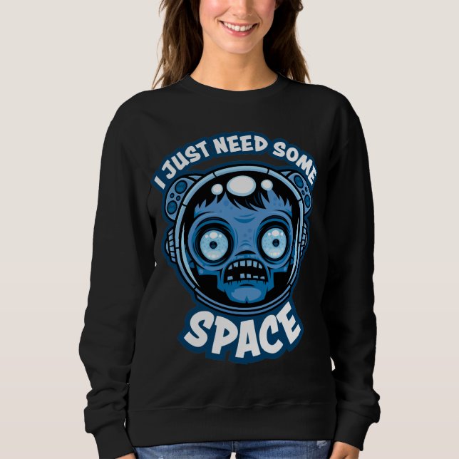 Zombie Astronaut behöver lite utrymme T Shirt (Framsida)