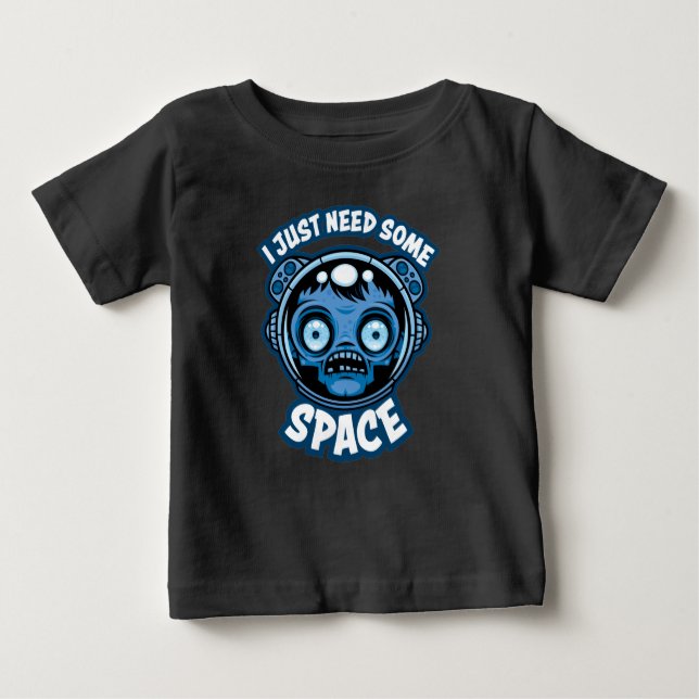 Zombie Astronaut behöver lite utrymme T Shirt (Framsida)