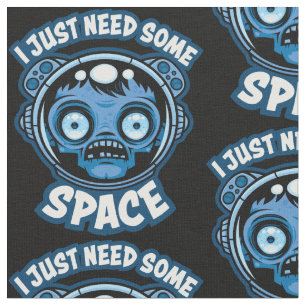 Zombie Astronaut behöver lite utrymme Tyg