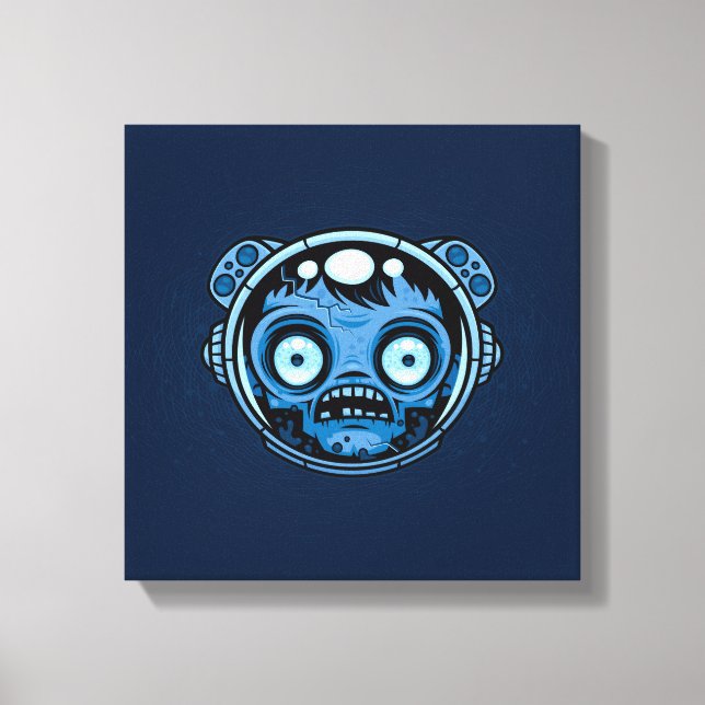 Zombie Astronaut Canvastryck (Framsida)