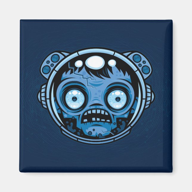 Zombie Astronaut Magnet (Framsidan)