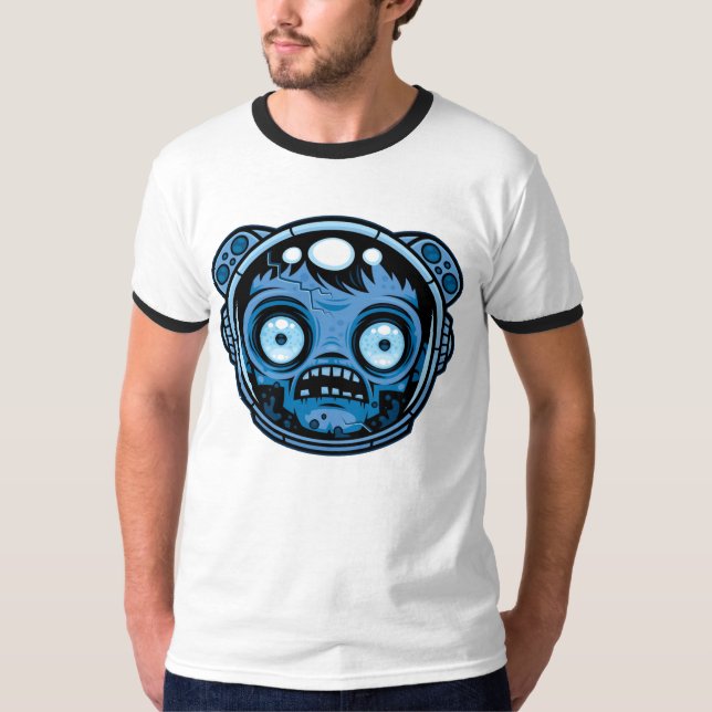 Zombie Astronaut T Shirt (Framsida)