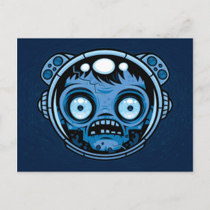 Zombie Astronaut Vykort