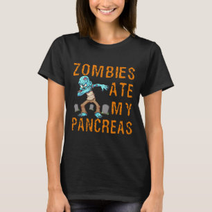 Zombie åt min bukspottkörtel - Rolig diabetes T Shirt