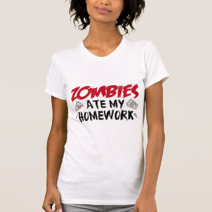 Zombie åt min läxa t shirt