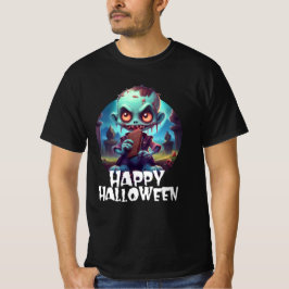 Zombie äter choklad Gott Halloween T Shirt