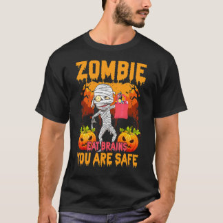 Zombie Äter Hjärnor Du Är Säker Skräcklig Pumpa Zo T Shirt