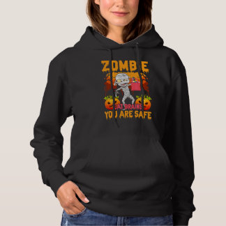 Zombie Äter Hjärnor Du Är Säker Skräckpumpa Zombi T Shirt