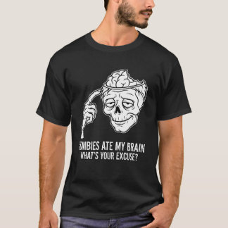 Zombie Äter Min Hjärna Roligt Sarktastiskt Hallowe T Shirt