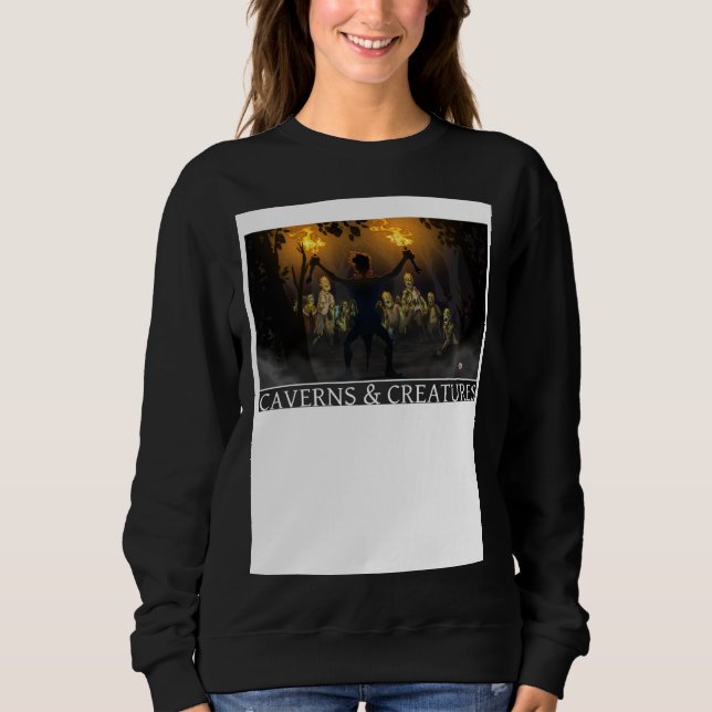 Zombie Attack Grottor & Varelser T Shirt (Framsida)